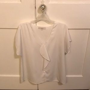 White LOFT Large Blouse